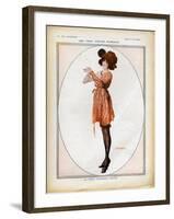 La Vie Parisienne, Magazine Plate, France, 1918-null-Framed Giclee Print