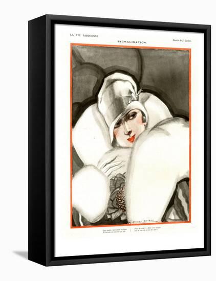 La Vie Parisienne, Magazine Plate, France, 1920-null-Framed Stretched Canvas