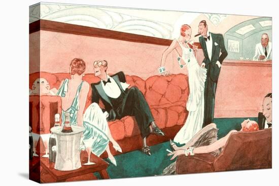 La Vie Parisienne, Magazine Plate, France, 1920-null-Stretched Canvas