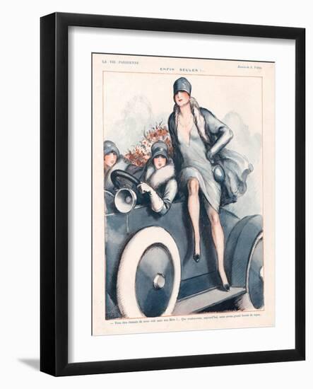 La Vie Parisienne, Magazine Plate, France, 1920-null-Framed Giclee Print