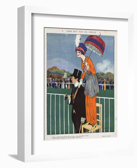 La Vie Parisienne, Magazine Plate, France, 1920-null-Framed Giclee Print