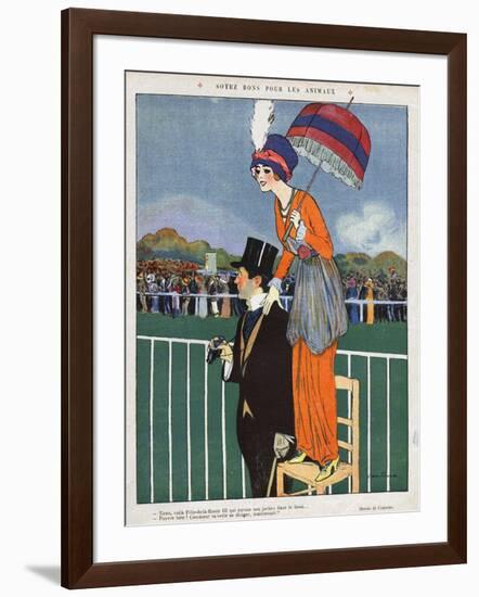 La Vie Parisienne, Magazine Plate, France, 1920-null-Framed Giclee Print