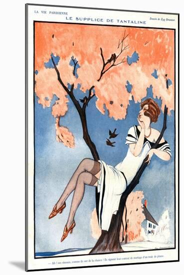 La Vie Parisienne, Magazine Plate, France, 1920-null-Mounted Giclee Print