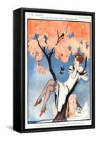 La Vie Parisienne, Magazine Plate, France, 1920-null-Framed Stretched Canvas