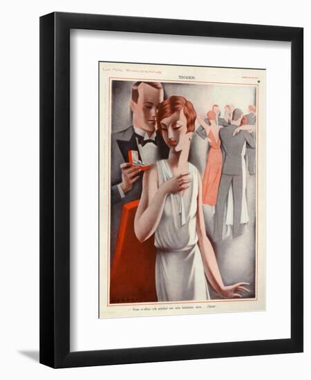 La Vie Parisienne, Magazine Plate, France, 1920-null-Framed Giclee Print