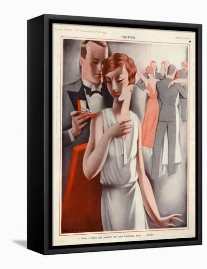 La Vie Parisienne, Magazine Plate, France, 1920-null-Framed Stretched Canvas