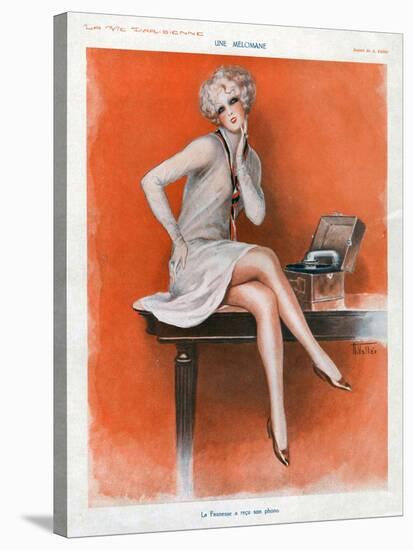 La Vie Parisienne, Magazine Plate, France, 1920-null-Stretched Canvas