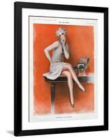 La Vie Parisienne, Magazine Plate, France, 1920-null-Framed Giclee Print