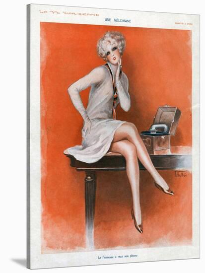 La Vie Parisienne, Magazine Plate, France, 1920-null-Stretched Canvas