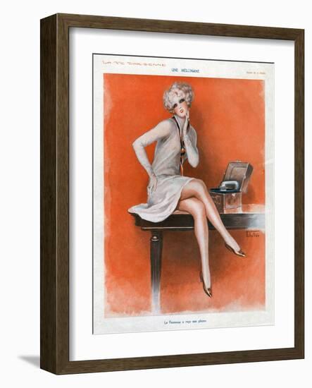 La Vie Parisienne, Magazine Plate, France, 1920-null-Framed Giclee Print