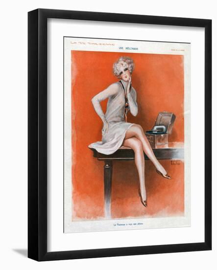 La Vie Parisienne, Magazine Plate, France, 1920-null-Framed Giclee Print