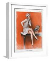 La Vie Parisienne, Magazine Plate, France, 1920-null-Framed Giclee Print