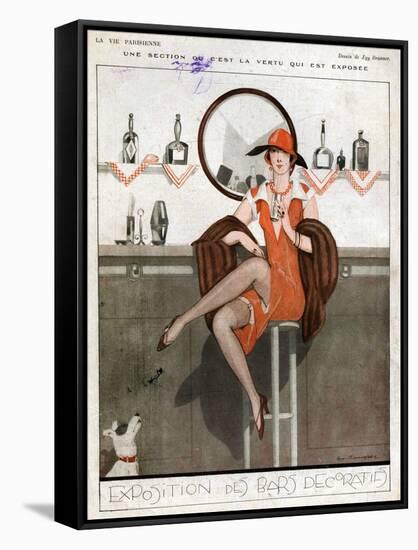 La Vie Parisienne, Magazine Plate, France, 1920-null-Framed Stretched Canvas