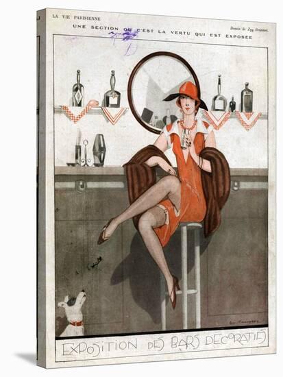 La Vie Parisienne, Magazine Plate, France, 1920-null-Stretched Canvas