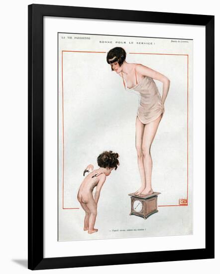 La Vie Parisienne, Magazine Plate, France, 1924-null-Framed Giclee Print