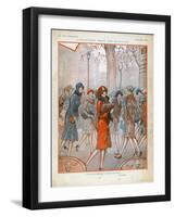 La Vie Parisienne, Magazine Plate, France, 1925-null-Framed Giclee Print