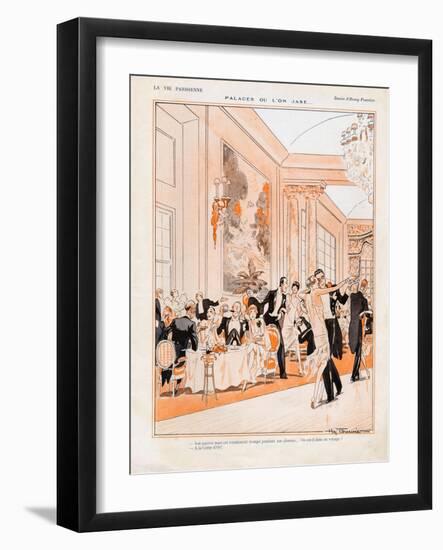 La Vie Parisienne, Magazine Plate, France, 1926-null-Framed Giclee Print