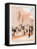 La Vie Parisienne, Magazine Plate, France, 1926-null-Framed Stretched Canvas