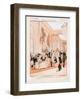 La Vie Parisienne, Magazine Plate, France, 1926-null-Framed Giclee Print