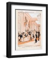 La Vie Parisienne, Magazine Plate, France, 1926-null-Framed Giclee Print