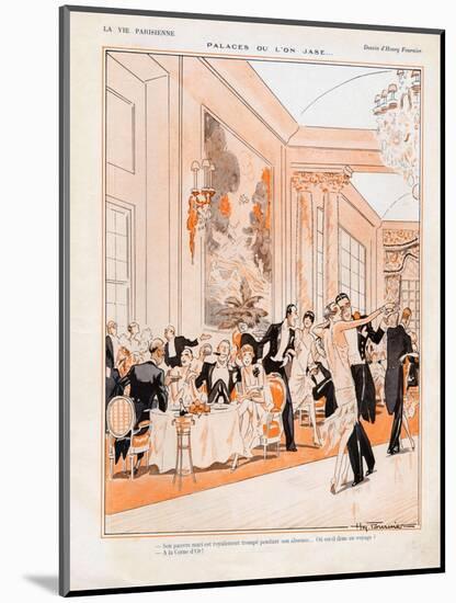 La Vie Parisienne, Magazine Plate, France, 1926-null-Mounted Giclee Print