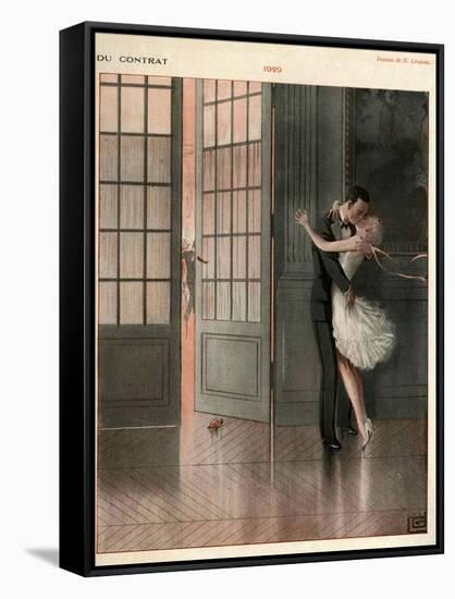 La Vie Parisienne, Magazine Plate, France, 1929-null-Framed Stretched Canvas