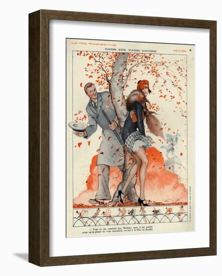 La Vie Parisienne, Magazine Plate, France, 1929-null-Framed Giclee Print