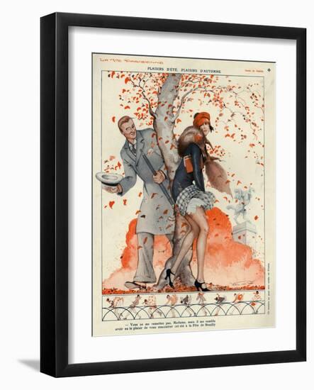 La Vie Parisienne, Magazine Plate, France, 1929-null-Framed Giclee Print