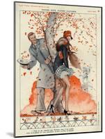 La Vie Parisienne, Magazine Plate, France, 1929-null-Mounted Giclee Print