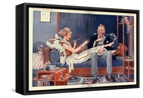 La Vie Parisienne, Magazine Plate, France, 1931-null-Framed Stretched Canvas