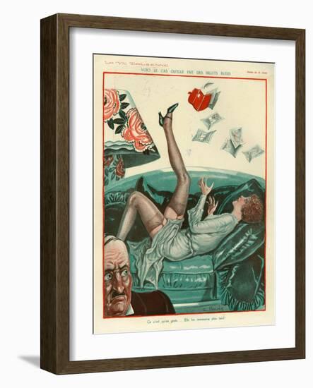 La Vie Parisienne, Magazine Plate, France, 1931-null-Framed Giclee Print