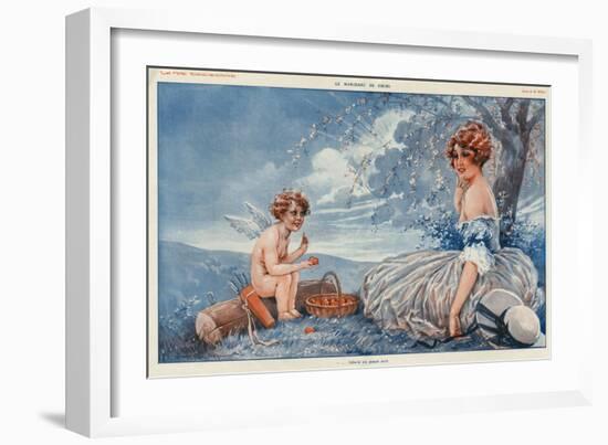 La Vie Parisienne, Maurice Milliere, 1916, France-null-Framed Giclee Print