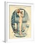 La Vie Parisienne, Maurice Milliere, 1918, France-null-Framed Giclee Print