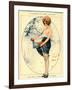 La Vie Parisienne, Maurice Milliere, 1918, France-null-Framed Giclee Print