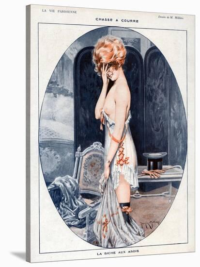 La Vie Parisienne, Maurice Milliere, 1918, France-null-Stretched Canvas