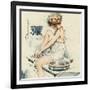 La Vie Parisienne, Maurice Milliere, 1919, France-null-Framed Giclee Print