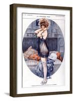 La Vie Parisienne, Maurice Milliere, 1919, France-null-Framed Giclee Print