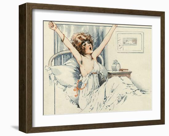 La Vie Parisienne, Maurice Milliere, 1919, France-null-Framed Giclee Print