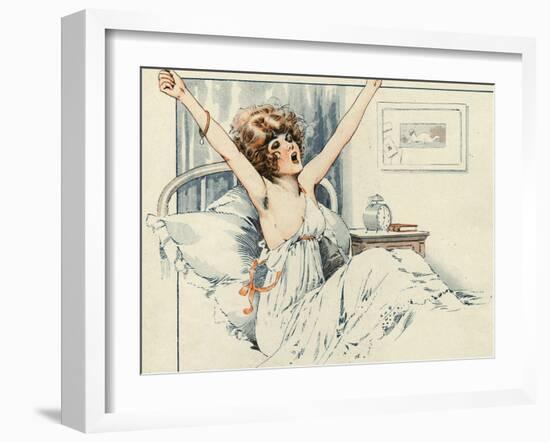 La Vie Parisienne, Maurice Milliere, 1919, France-null-Framed Giclee Print