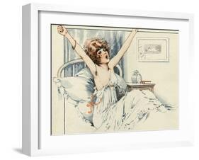 La Vie Parisienne, Maurice Milliere, 1919, France-null-Framed Giclee Print