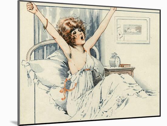 La Vie Parisienne, Maurice Milliere, 1919, France-null-Mounted Giclee Print