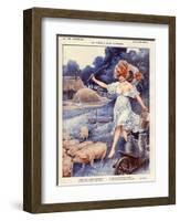 La Vie Parisienne, Maurice Milliere, 1919, France-null-Framed Giclee Print