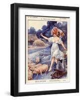 La Vie Parisienne, Maurice Milliere, 1919, France-null-Framed Giclee Print