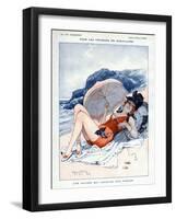 La Vie Parisienne, Maurice Milliere, 1919, France-null-Framed Giclee Print