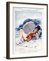 La Vie Parisienne, Maurice Milliere, 1919, France-null-Framed Giclee Print