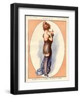 La Vie Parisienne, Maurice Milliere, 1920, France-null-Framed Giclee Print