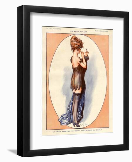 La Vie Parisienne, Maurice Milliere, 1920, France-null-Framed Giclee Print