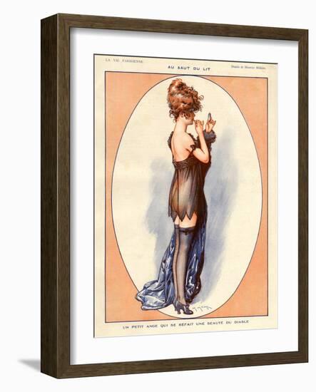 La Vie Parisienne, Maurice Milliere, 1920, France-null-Framed Giclee Print