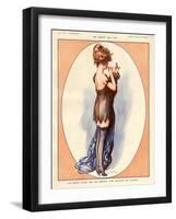 La Vie Parisienne, Maurice Milliere, 1920, France-null-Framed Giclee Print