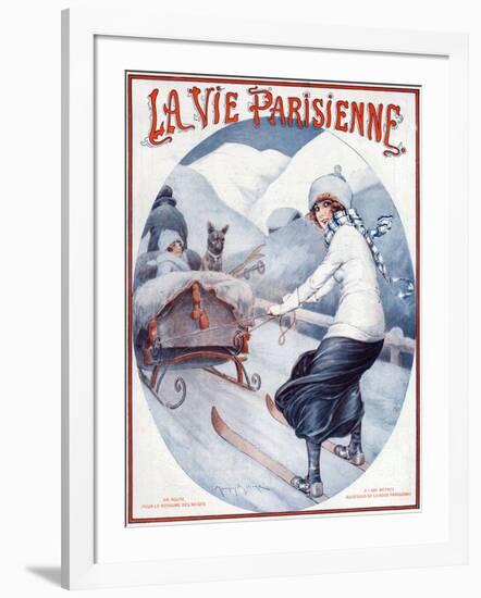 La Vie Parisienne, Maurice Milliere, 1923, France-null-Framed Giclee Print